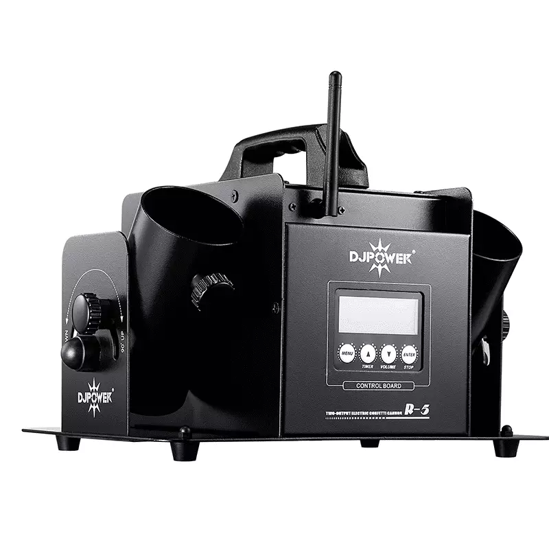 Djpower R-5 DUAL-Output Electric Confetti Launcher
